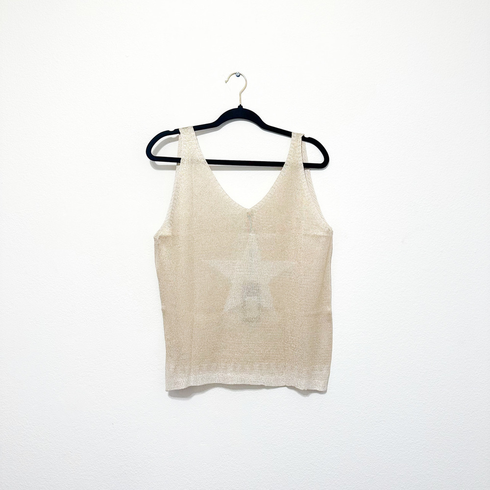 ⭐️⭐️Women's Cream Sleeveless Top